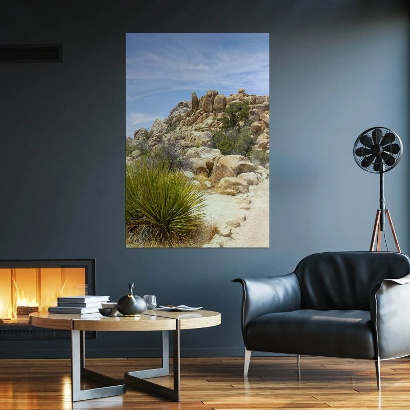 Poster 40x60cm im Hochformat, Joshua Tree National Park Berge & Gebirge