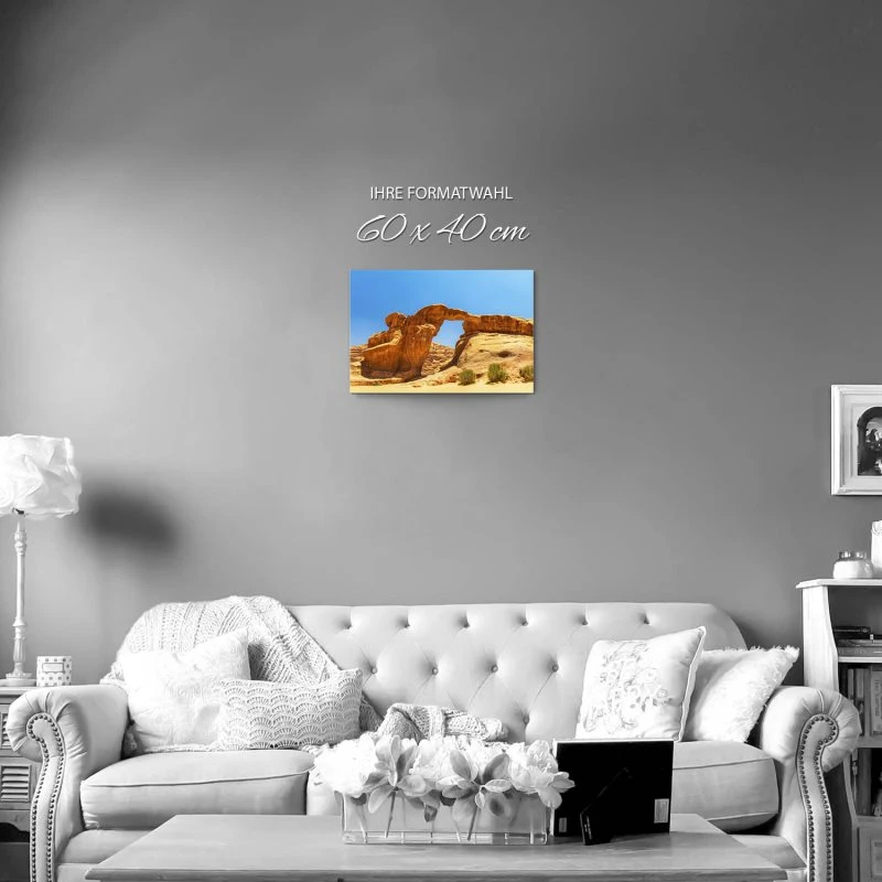 Berge & Gebirge Wadi Rum Wüste als Alu-Dibond Bild 60x40cm