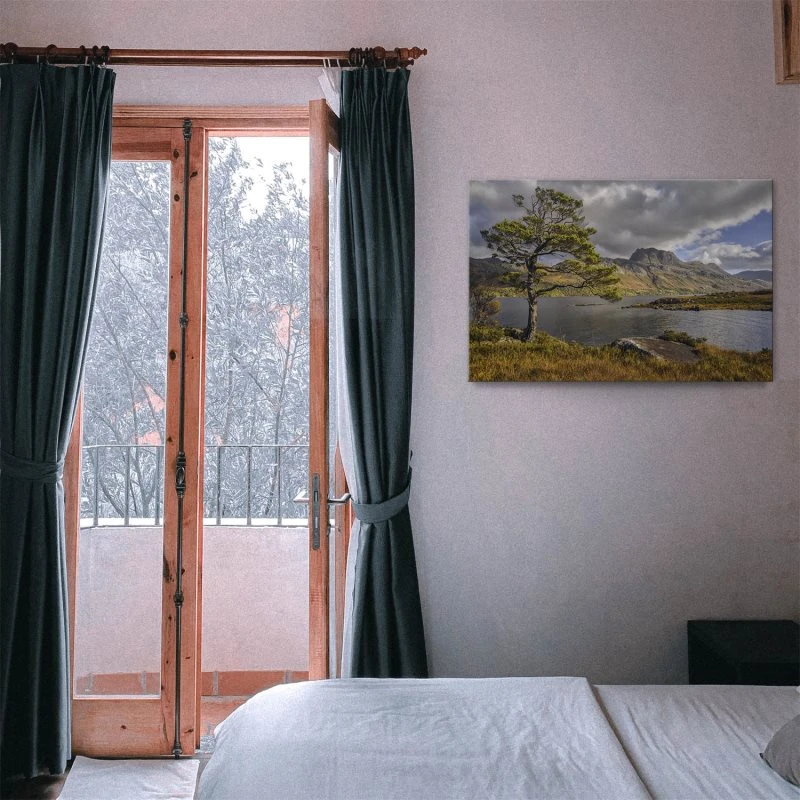 Leinwandbild Berge & Gebirge Slioch Schottland Loch Maree 100x70cm