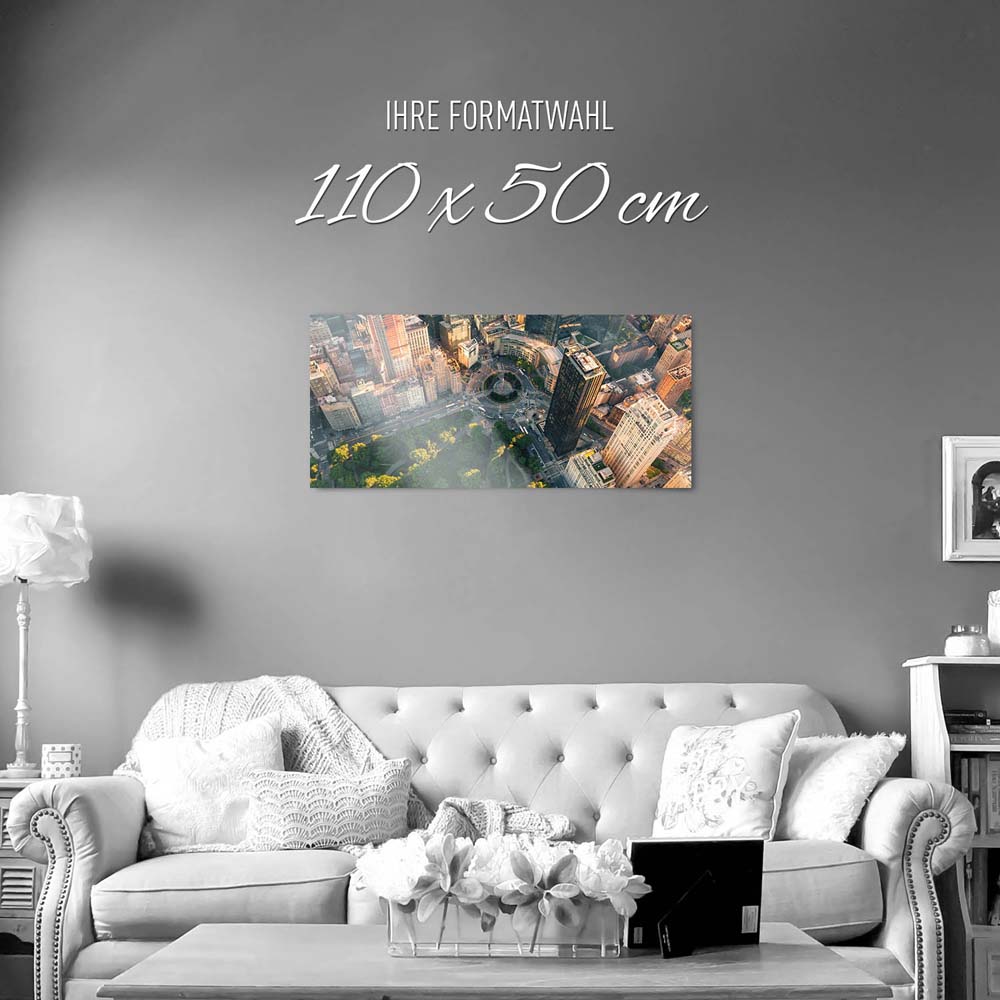 WandPoster 110x50cm Columbus Circle NYC, Skyline
