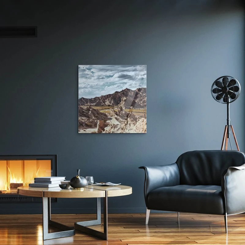 Berge & Gebirge Quebrada de las Flechas als Acrylglasverbund Bild 50x50cm