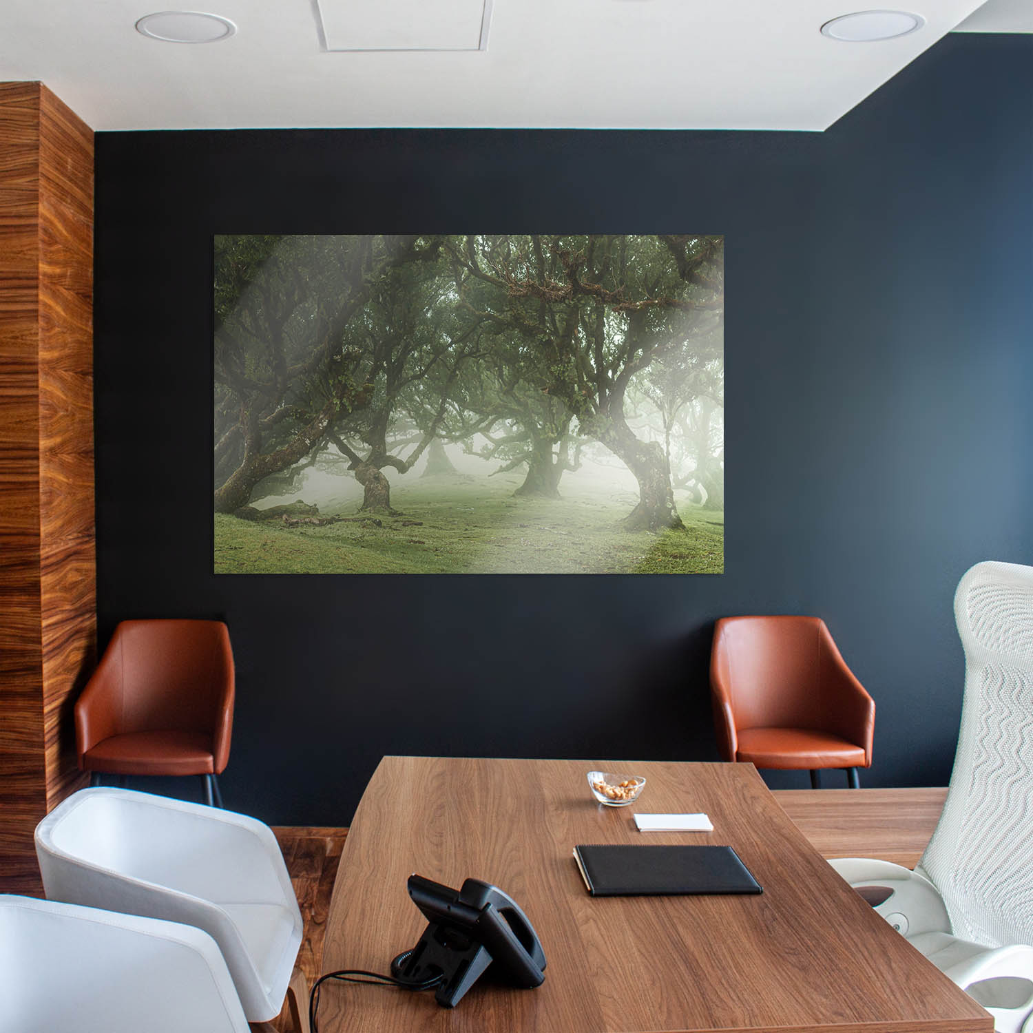 Großformat WandPoster Wald & Bäume Nebel Gestalten, 180x90cm