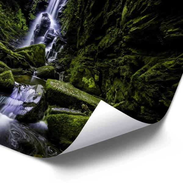 Poster 40x60cm im Hochformat, Dagpinar Türkei Wasserfall