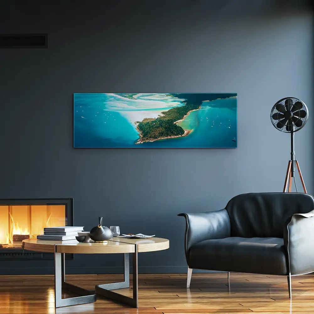 Acrylglasbild 150x50cm groß Strand & Meer Panorama Australien