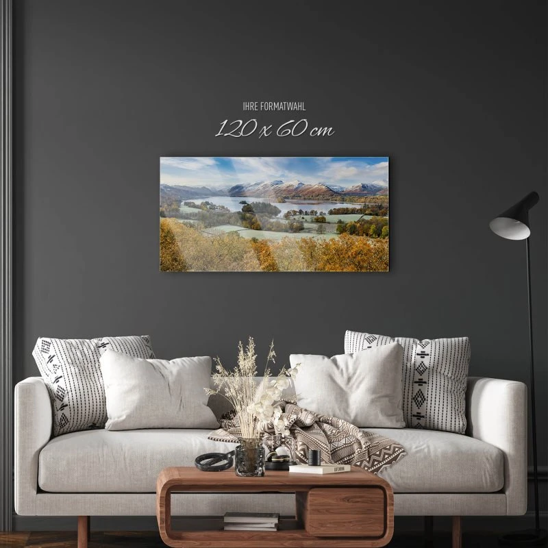 Berge & Gebirge Derwent Water England als Acrylglas Bild 120x60cm