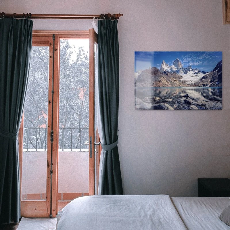 Berge & Gebirge Fitz Roy und  Cerro Torre als Acrylglas Bild 90x60cm