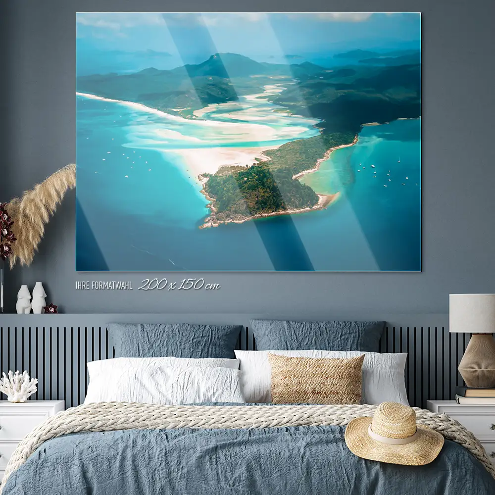 Strand & Meer Panorama Australien als Acrylglasverbund Bild 200x150cm