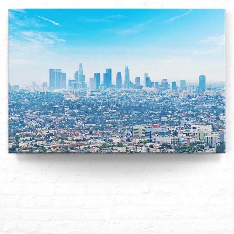 Skyline Los Angeles Panorama als Keilrahmenbild 180x120cm
