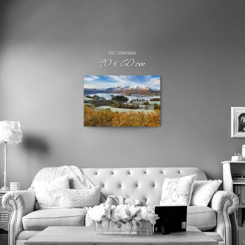 Berge & Gebirge Derwent Water England als Alu-Dibond Bild 90x60cm