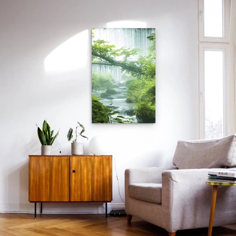Poster Kitanosawa Japan Wasserfall, 70x100cm groß