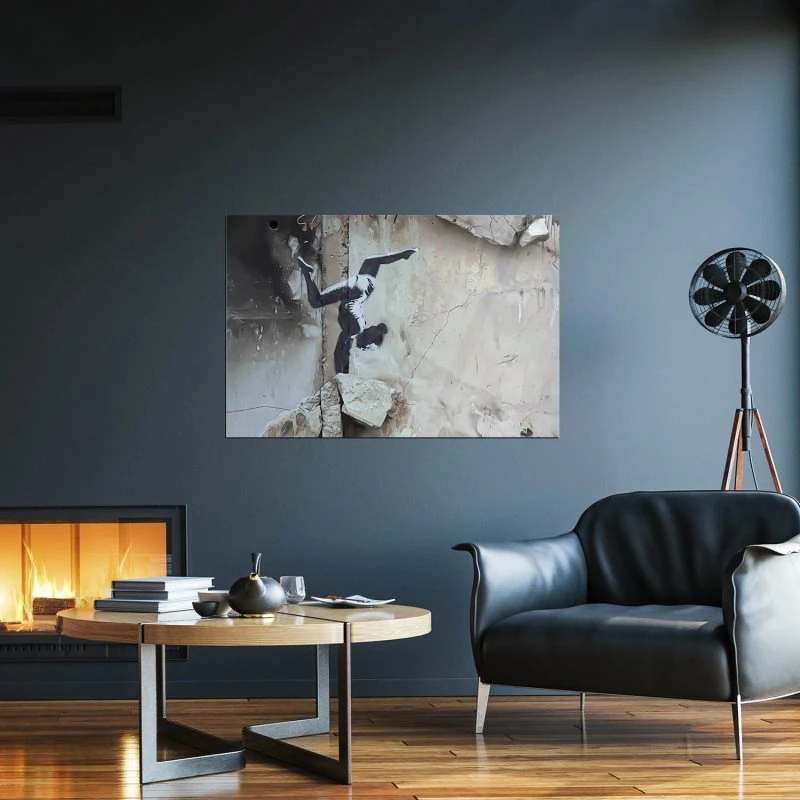 XXL Poster 200x150cm Banksy Ukraine Handstand