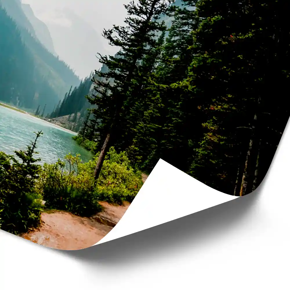 Poster 40x60cm im Hochformat, Banff National Park Kanada Flüsse & Seen