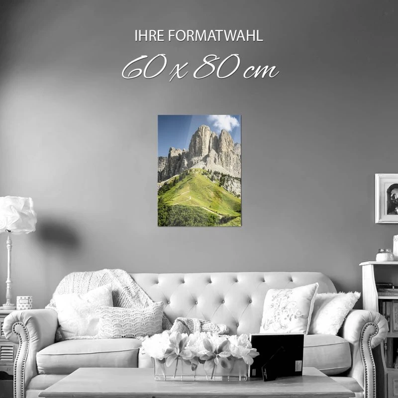 WandPoster Berge & Gebirge Dolomiten Panorama, 60x80cm