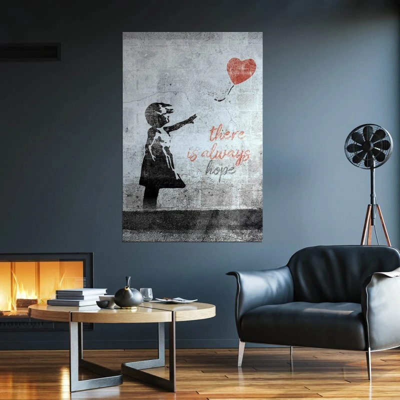 Poster 50x70cm there is always hope Banksy Art