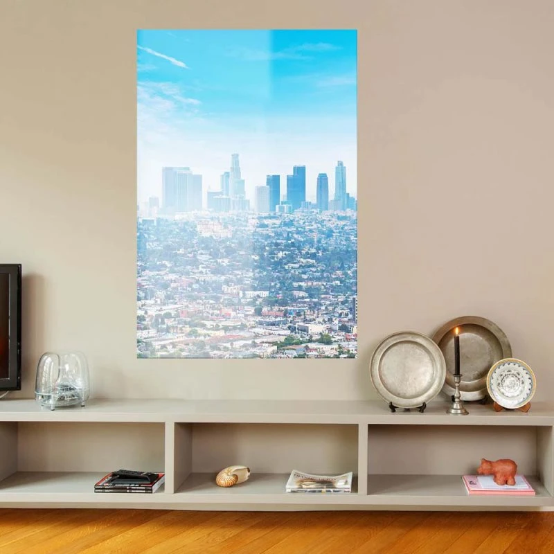 WandPoster Hochformat Skyline Los Angeles Panorama, 60x90cm