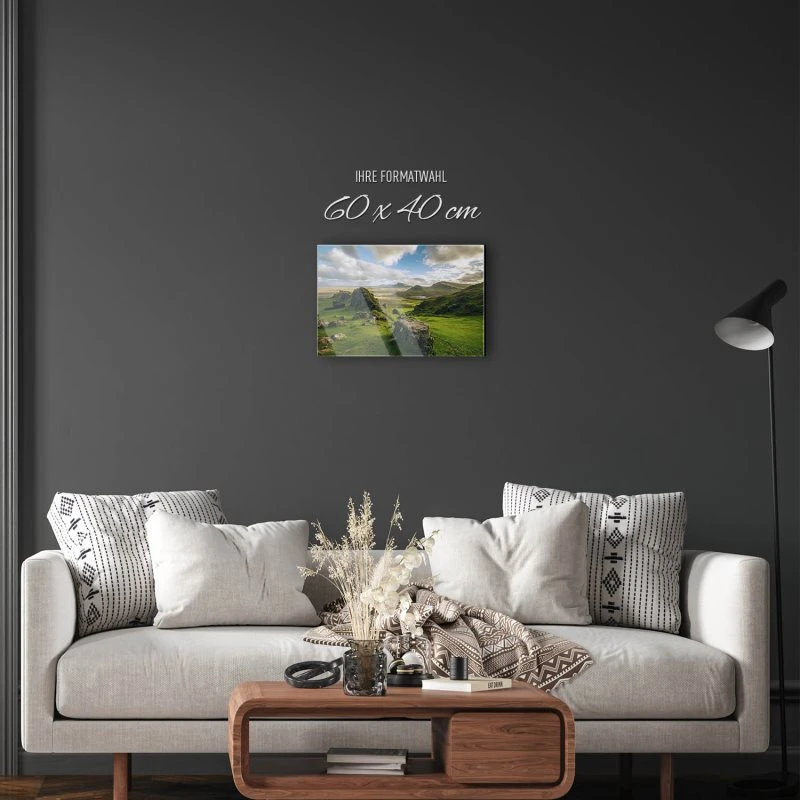 Berge & Gebirge Quiraing Pass Schottland als Acrylglas Bild 60x40cm