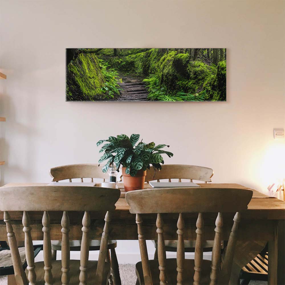 Leinwandbild Hochformat XXL 100x150cm, Teneriffa Anaga Regenwald