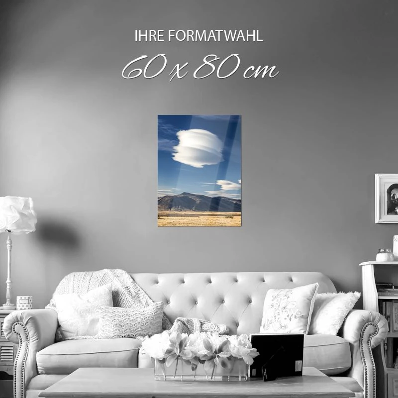 WandPoster Berge & Gebirge Wolken in Patagonien, 60x80cm