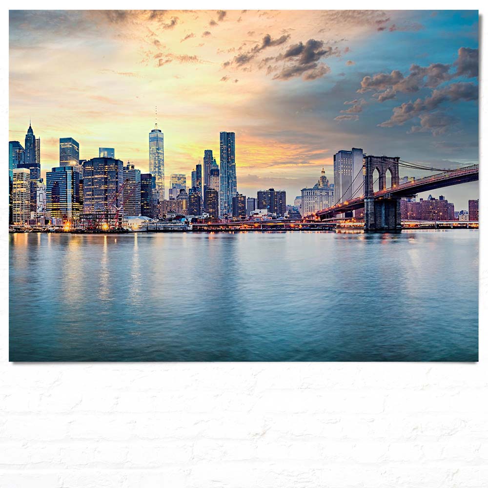 Skyline New York City als Poster 160x120cm