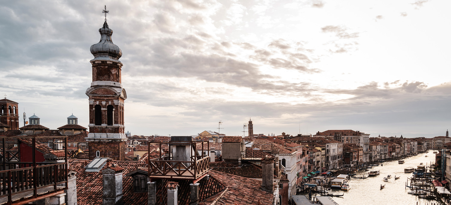 WandPoster 110x50cm Über den Dächern von Venedig, Skyline