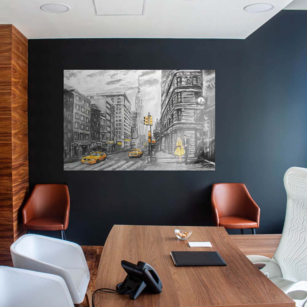WandPoster Skyline New York wie gemalt, 50x50cm