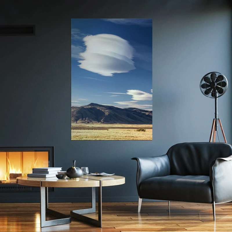 WandPoster Berge & Gebirge Wolken in Patagonien, 60x80cm