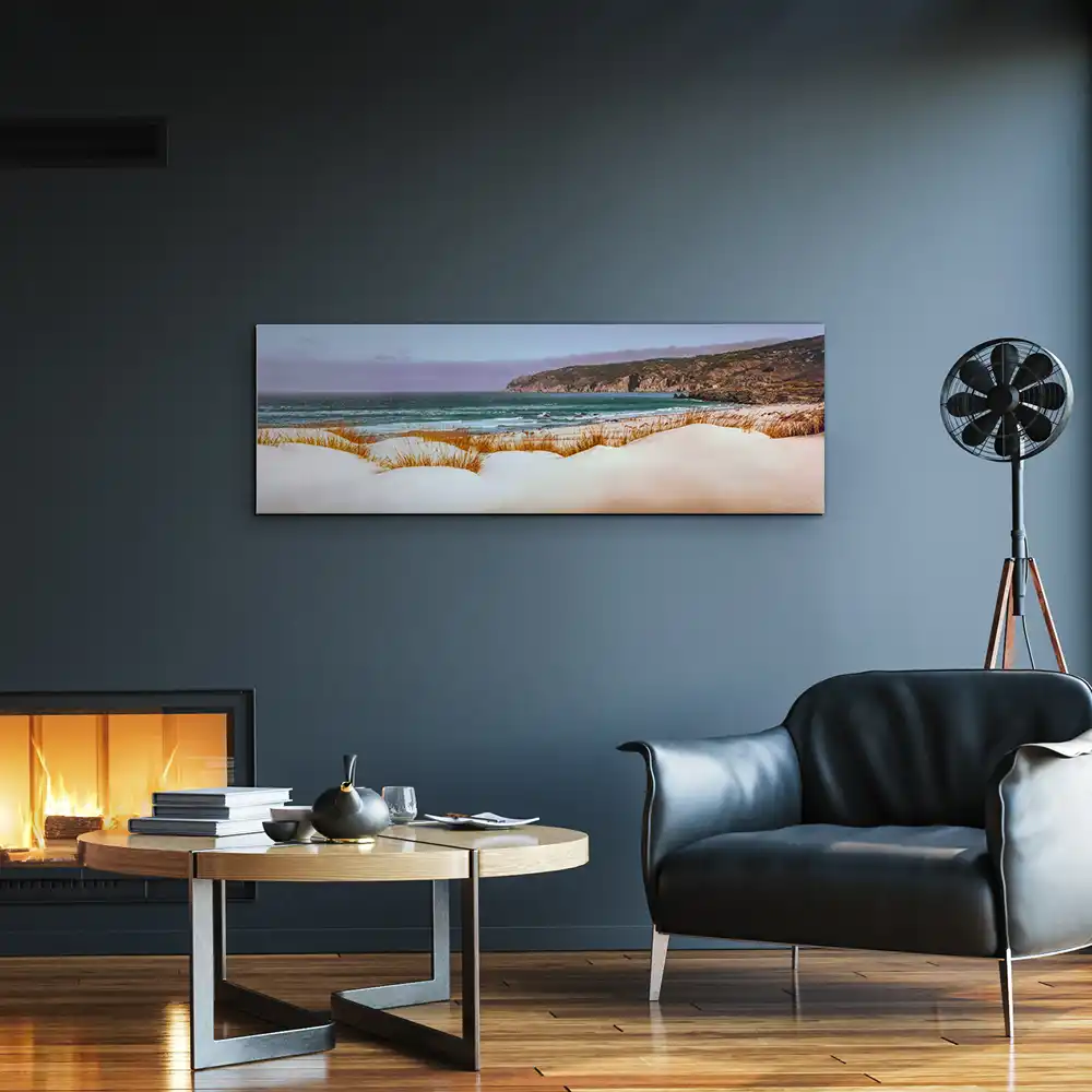Alu-Dibond Bild 150x50cm groß Strand & Meer Praia do Guincho Beach