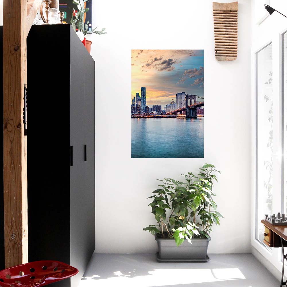 Skyline New York City Poster XXL 100x150cm im Hochformat