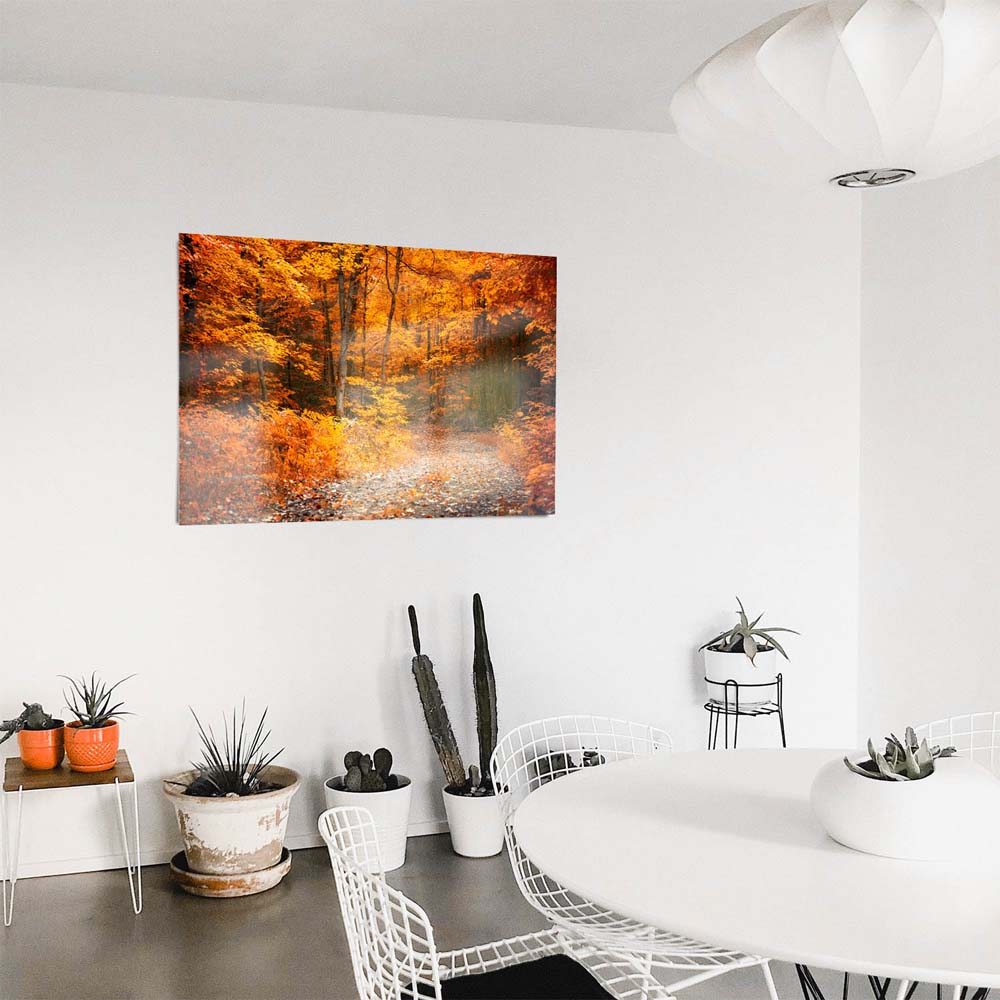 Großformat WandPoster Wald & Bäume Herbst Wanderung II, 180x90cm