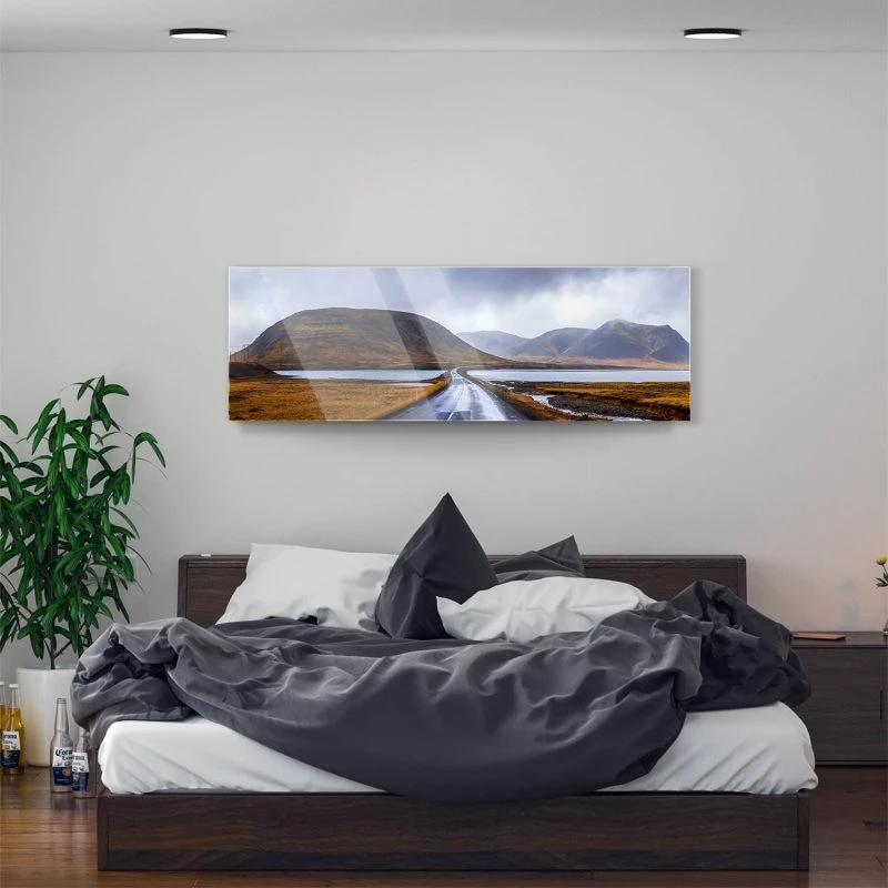 Acrylglasbild 150x50cm groß Berge & Gebirge Halbinsel Snæfellsnes Island