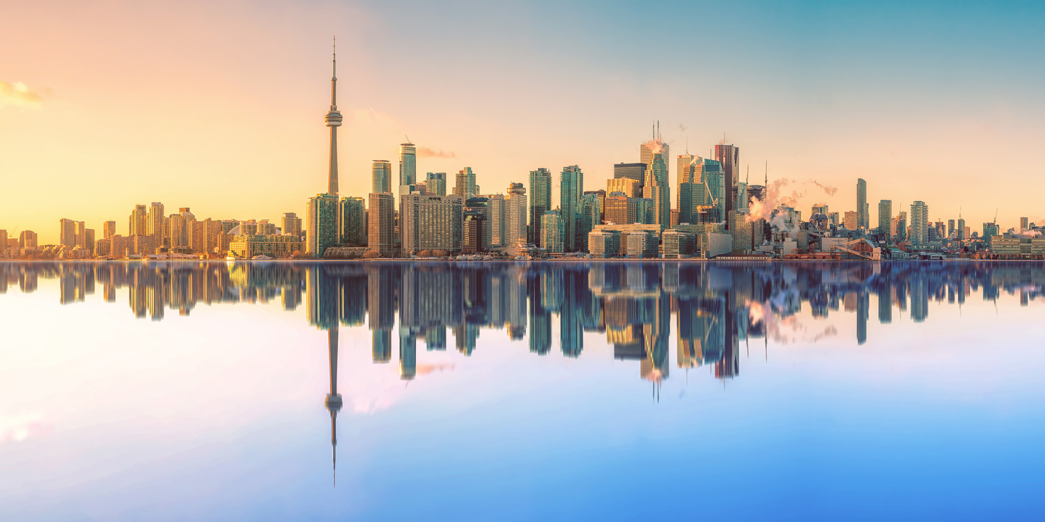 Großformat Poster Skyline Toronto, Kanada, 180x90cm