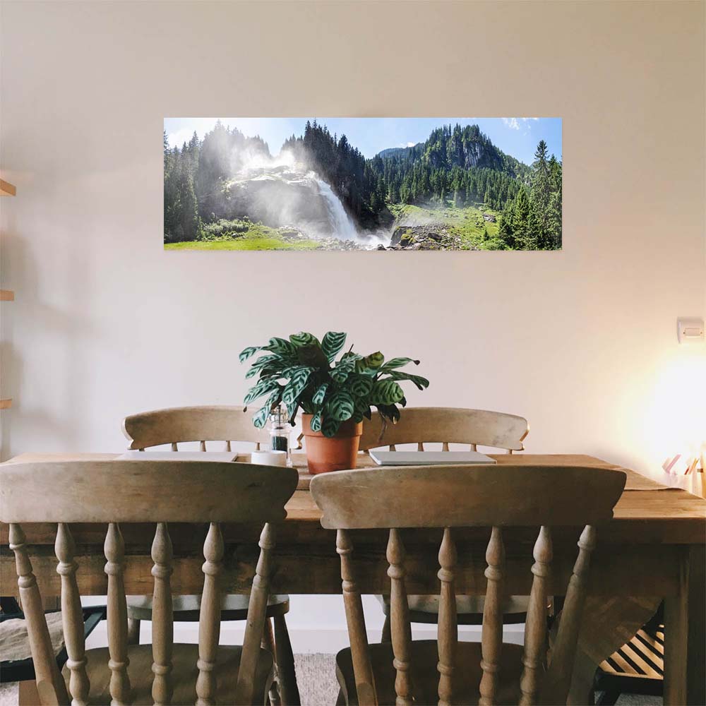 WandPoster Wald & Bäume Krimmler Wasserfälle, 50x50cm