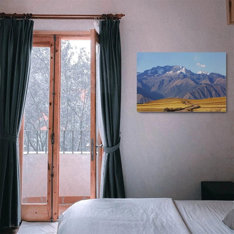 Berge & Gebirge Peruvian pampa, Peru als Alu-Dibond Bild 120x60cm