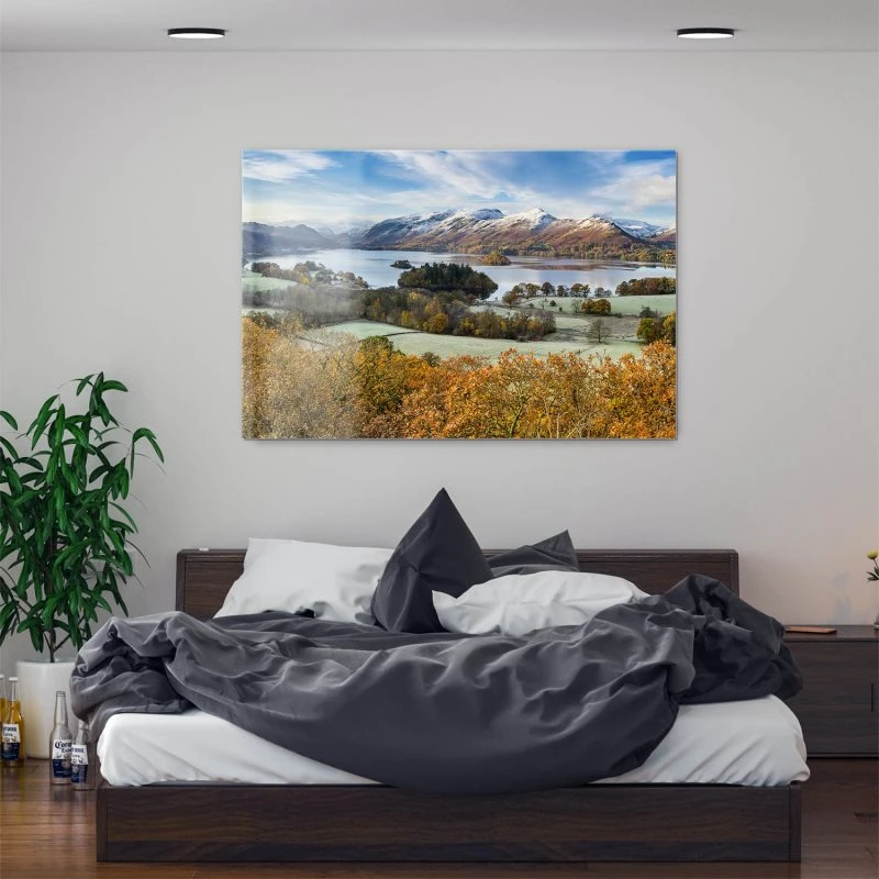 Berge & Gebirge Derwent Water England als Acrylglasverbund Bild 200x150cm
