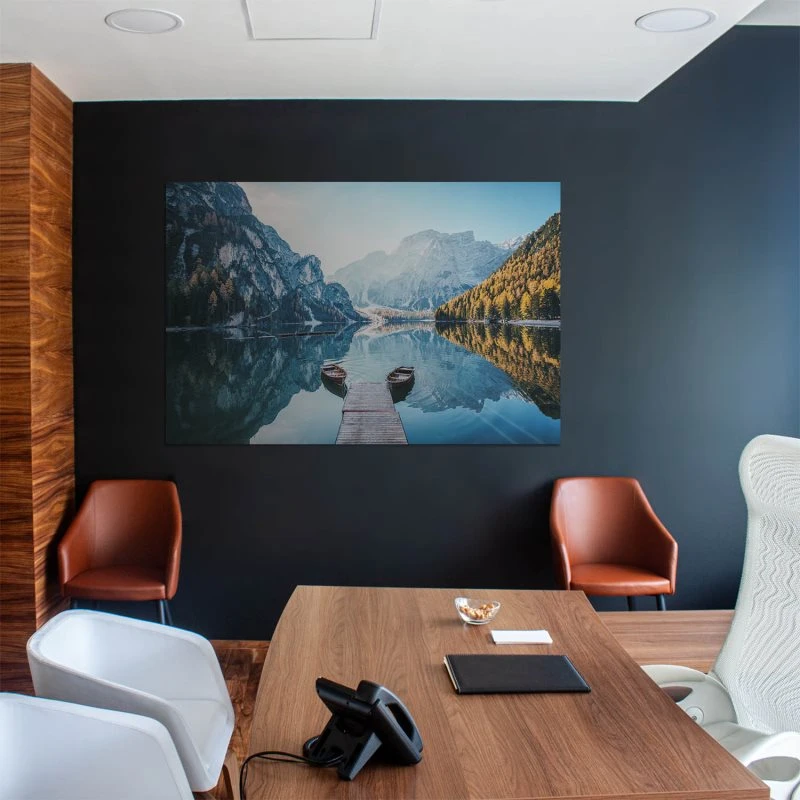 XXL Poster 200x150cm Berge & Gebirge Pragser Wildsee Dolomiten