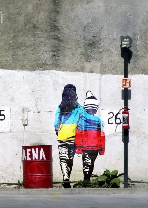 Poster 50x70cm Ukraine Banksy Art