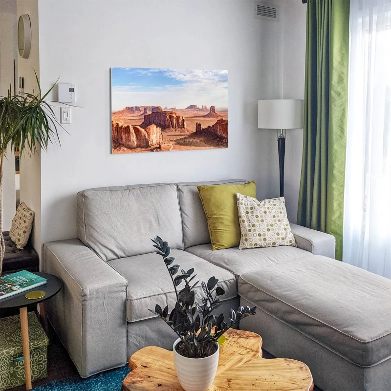 Berge & Gebirge Monument Valley USA als Acrylglasverbund Bild 150x50cm
