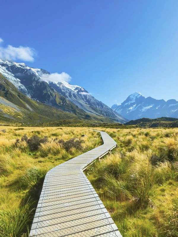 WandPoster Berge & Gebirge Mount Cook National Park Neuseeland, 60x80cm