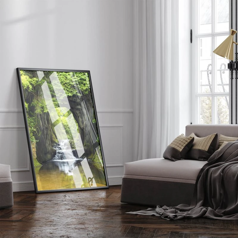 Wasserfall Nomizo Falls Japan Poster XXL 100x150cm im Hochformat
