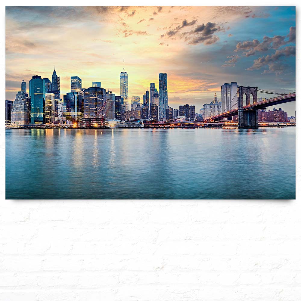 Skyline New York City als Poster 150x100cm