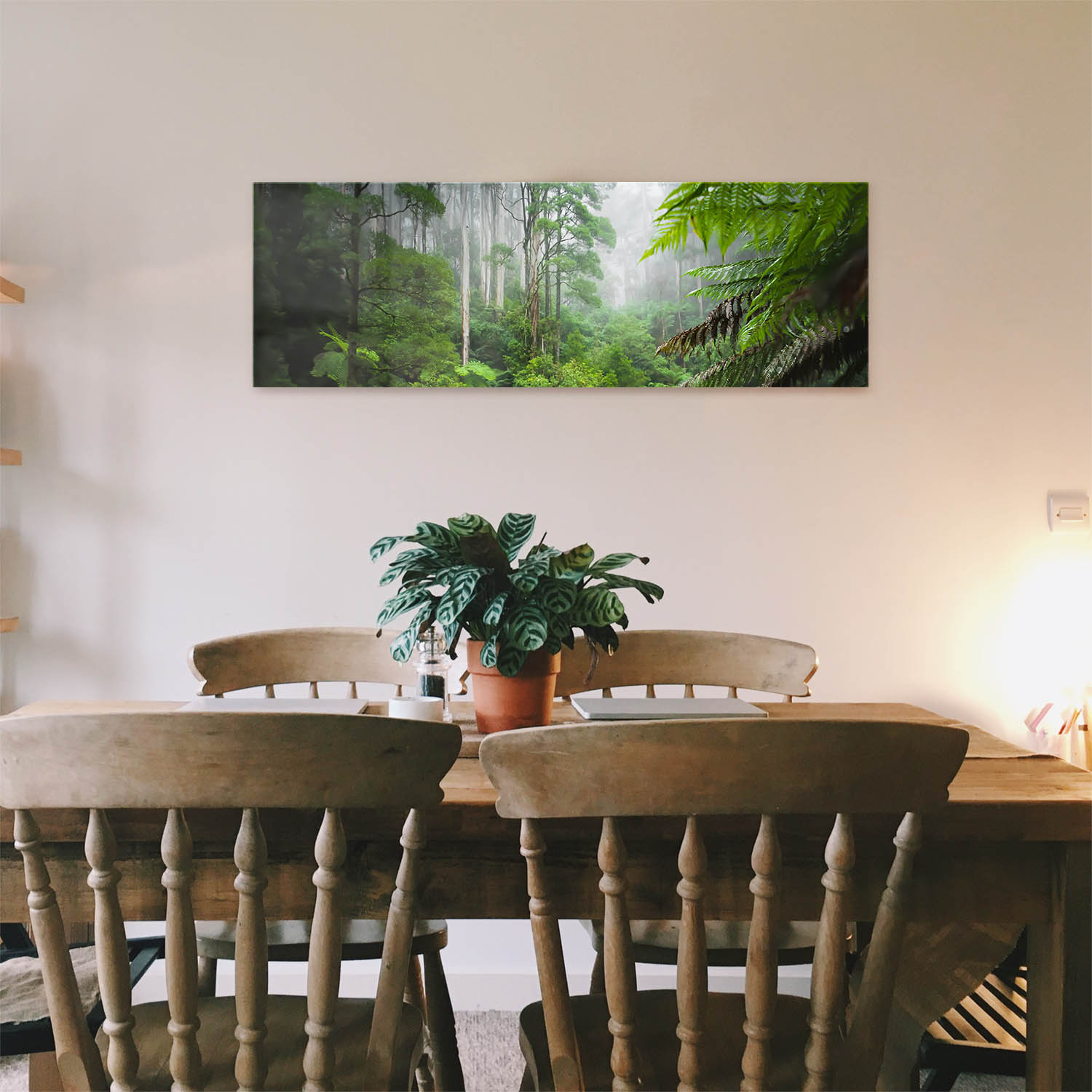 Panorama Acrylglasbild 180x90cm Regenwald Dschungeltraum