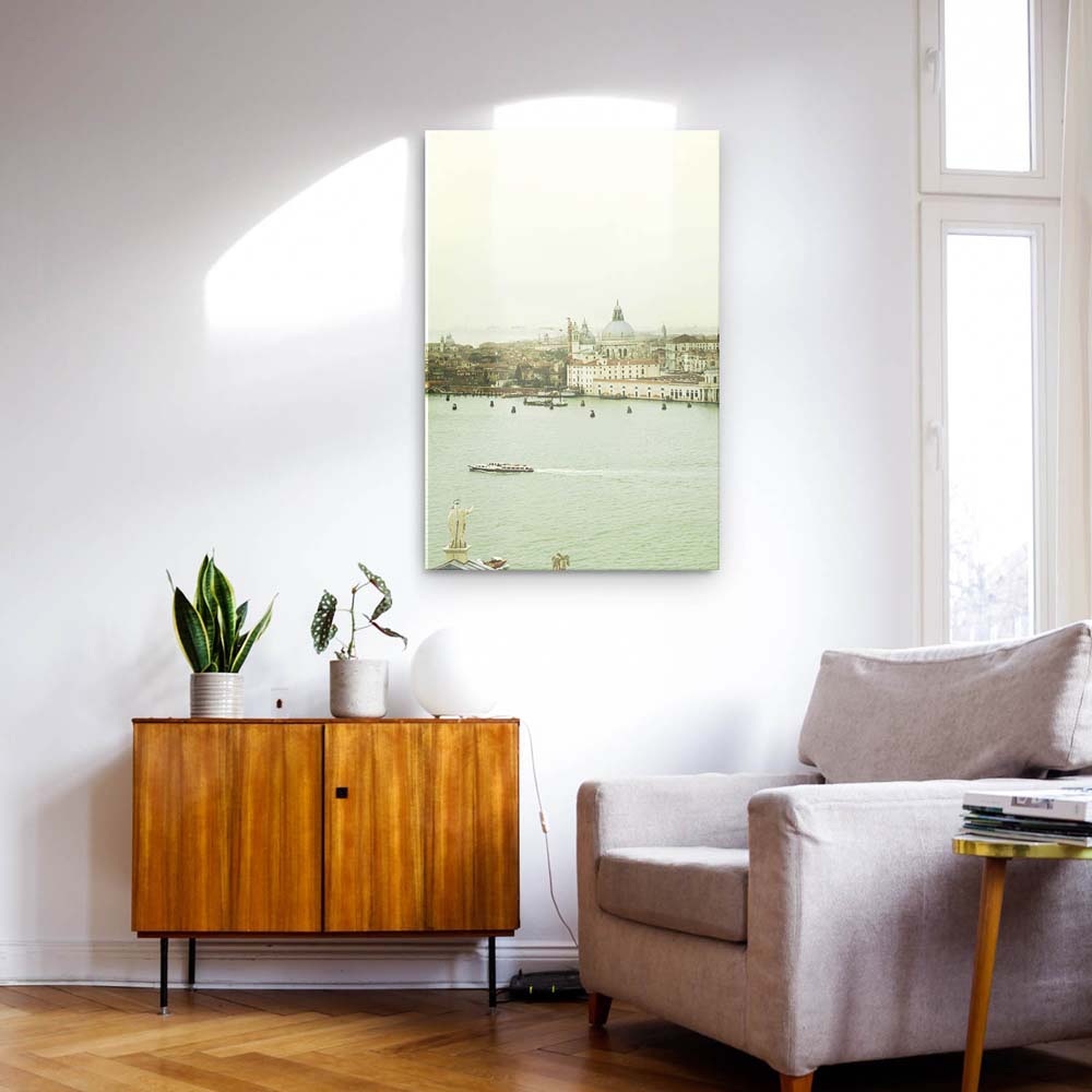 Panorama Acrylglasbild 180x90cm Skyline Venedig in Italien