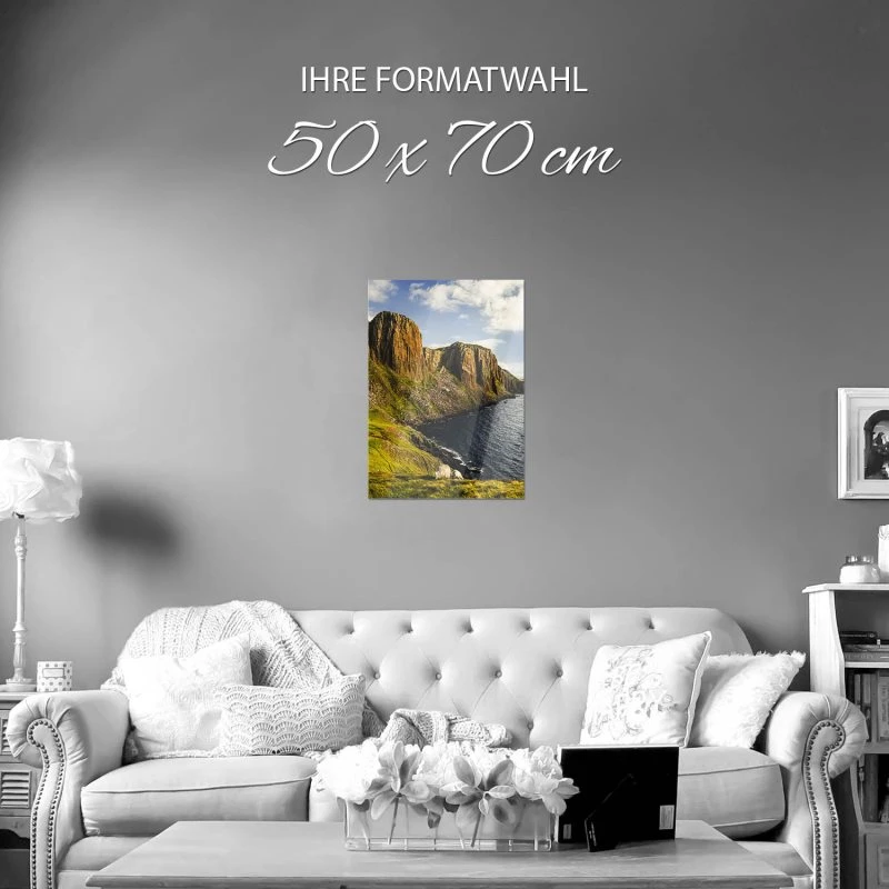WandPoster Berge & Gebirge Rubha Hunish Isle of Sky, 50x70cm