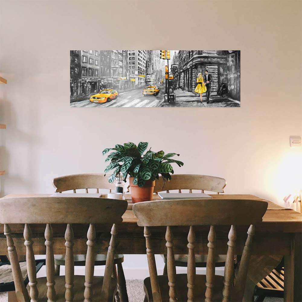 WandPoster Skyline New York wie gemalt, 50x50cm