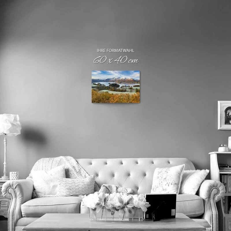 Berge & Gebirge Derwent Water England als Alu-Dibond Bild 60x40cm