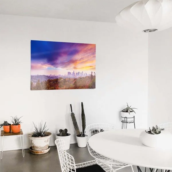 WandPoster Skyline Los Angeles hills, 50x50cm