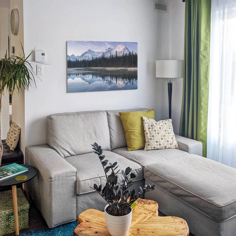 Berge & Gebirge Rocky Mountains Kanada als Alu-Dibond Bild 120x80cm