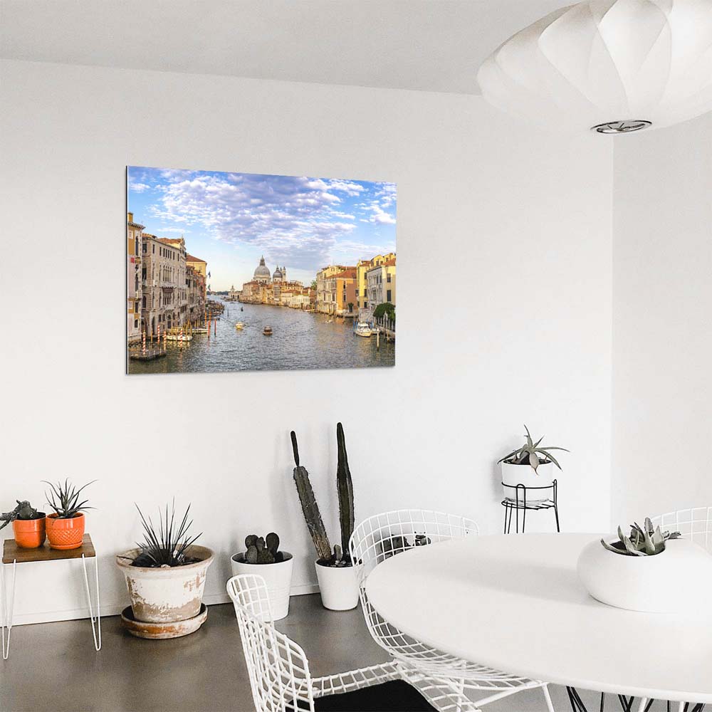 Skyline Canal Grande in Venedig als Acrylglasverbund Bild 180x90cm