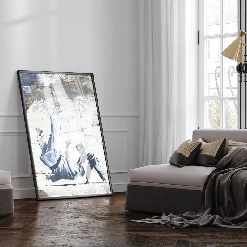 Banksy Ukraine Judo Poster XXL 100x150cm im Hochformat