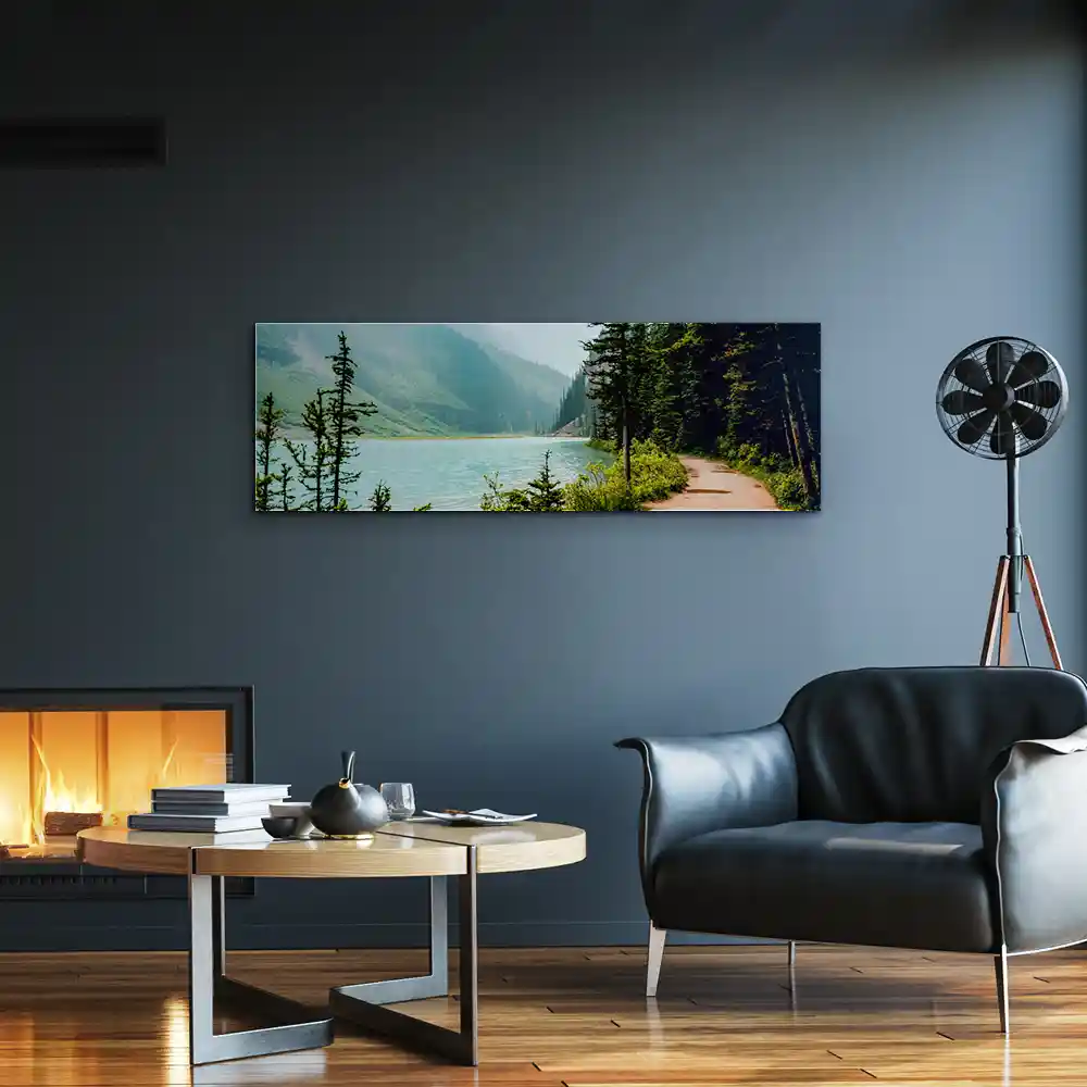 Flüsse & Seen Banff National Park Kanada als Acrylglasverbund Bild 150x50cm